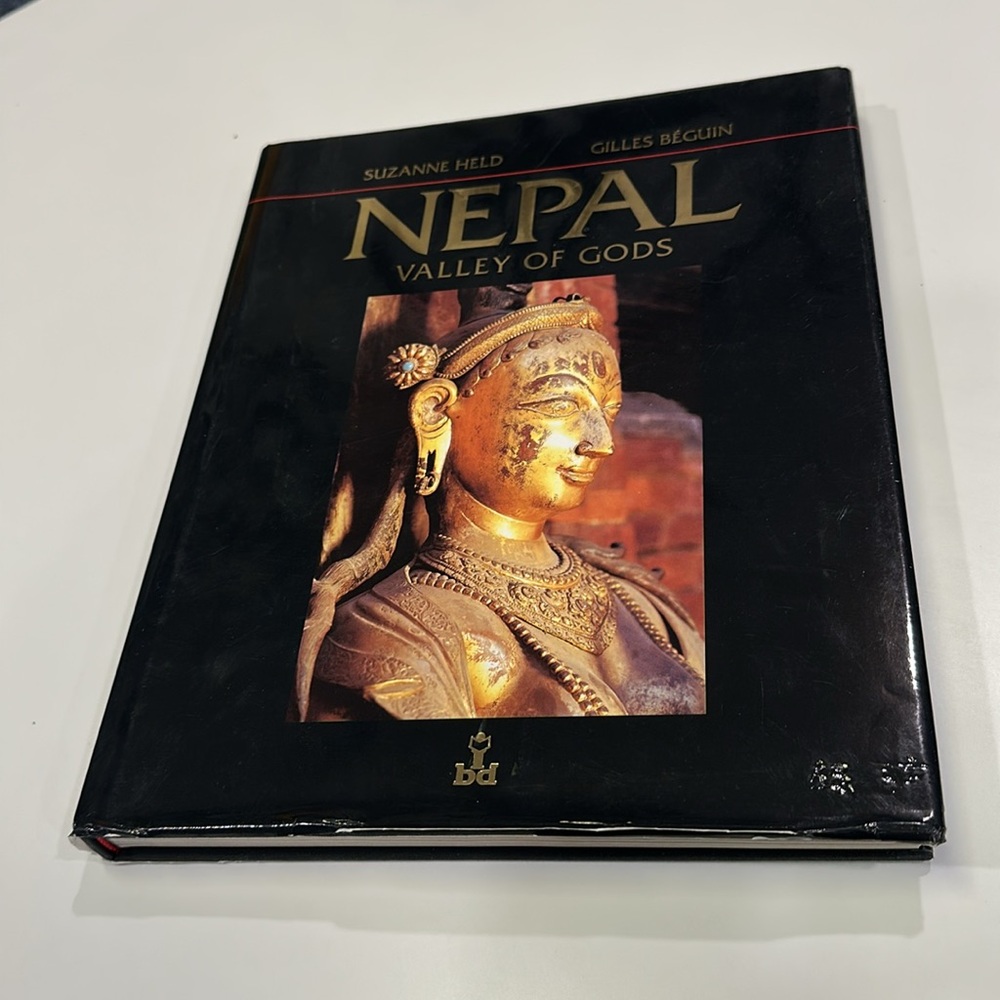 Nepal: Valley of Gods (1997) Hardcover Art Book with Dust Jacket 10” x 12.5”